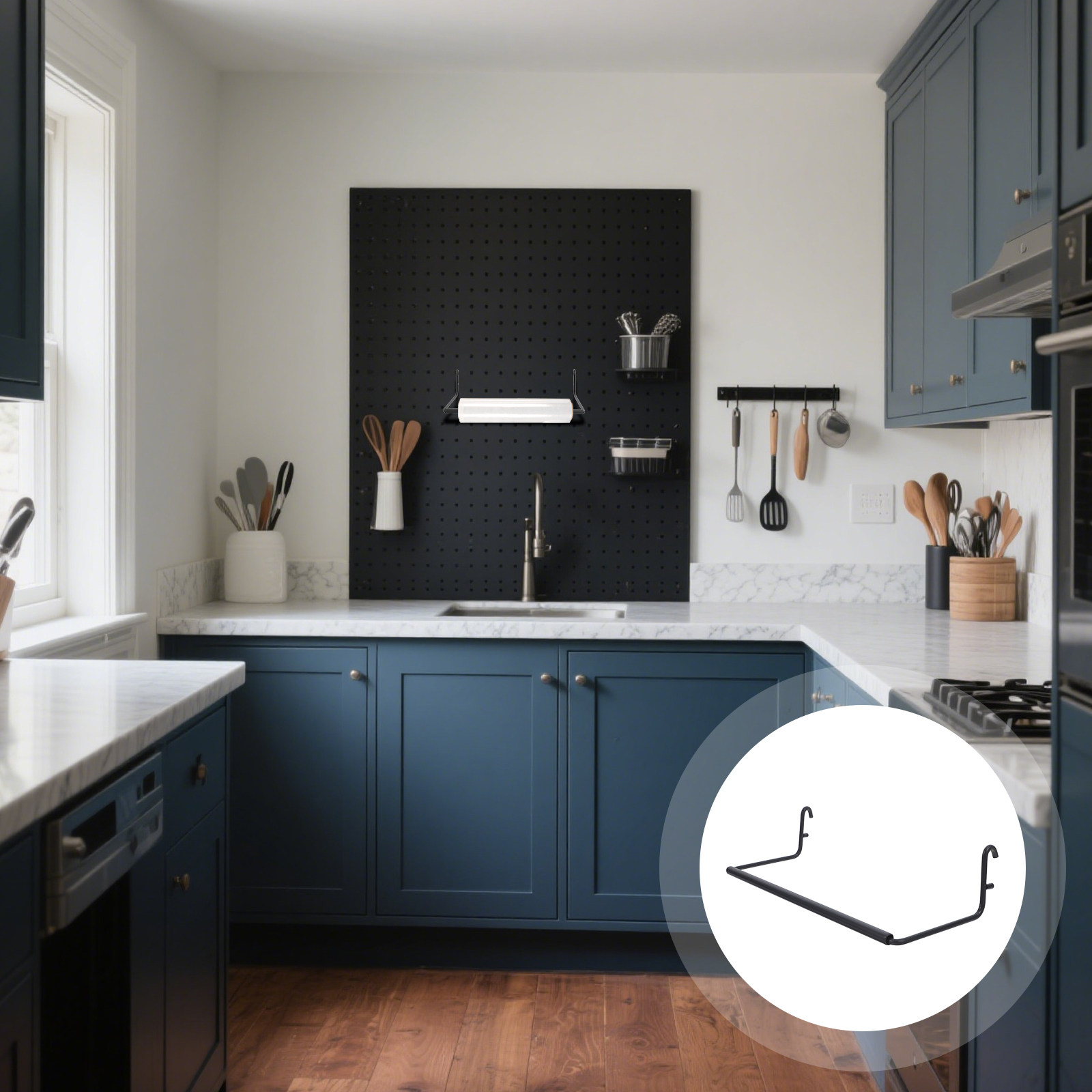 Workshop Tools Wallpaper - Pegboard Paper Towel Holder Plastic Wall