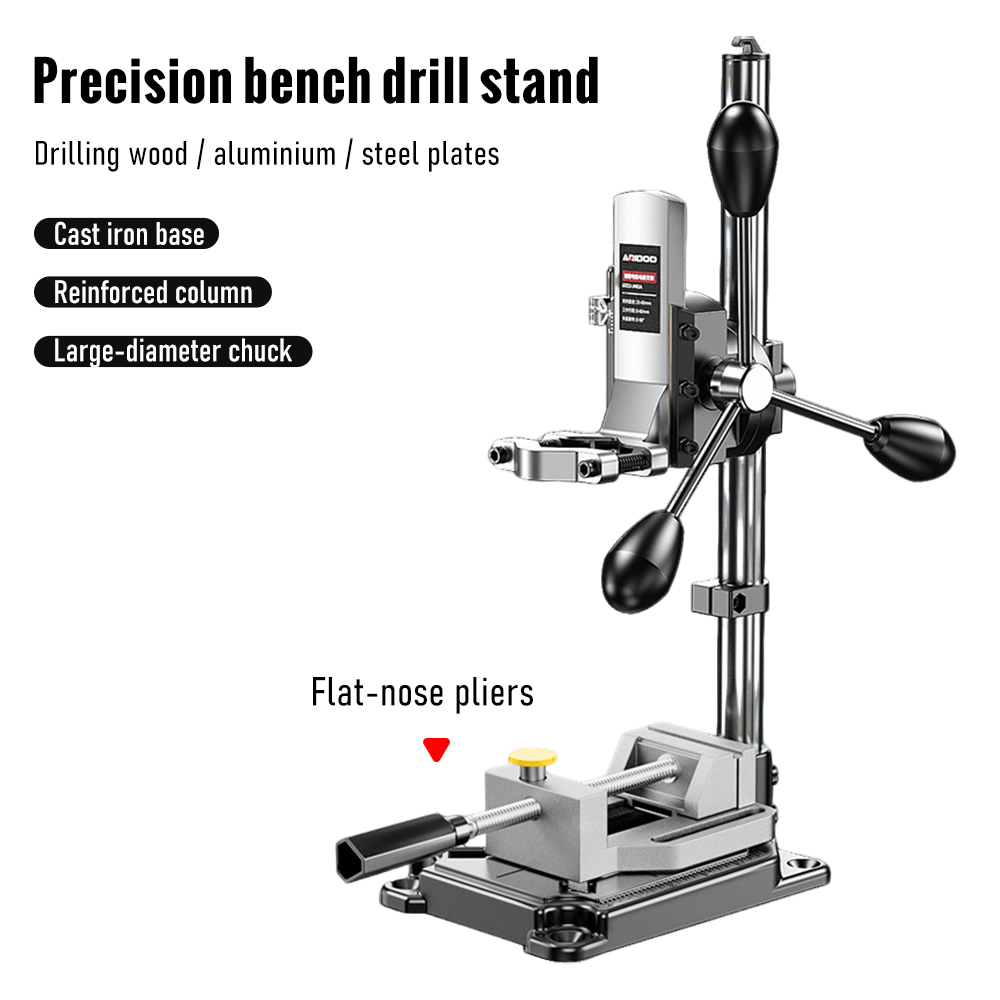 Drill Press Bench - Adjustable Drill Stand for Electric Hand