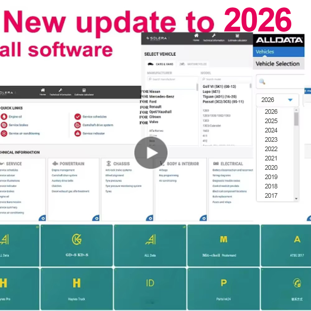 2026 Alldata Online Software A - Workshop Tools Diagram 评论和价格