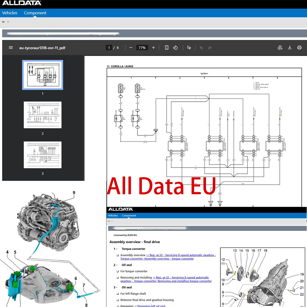 2026 Alldata Online Software A - Workshop Tools Diagram 评论和价格