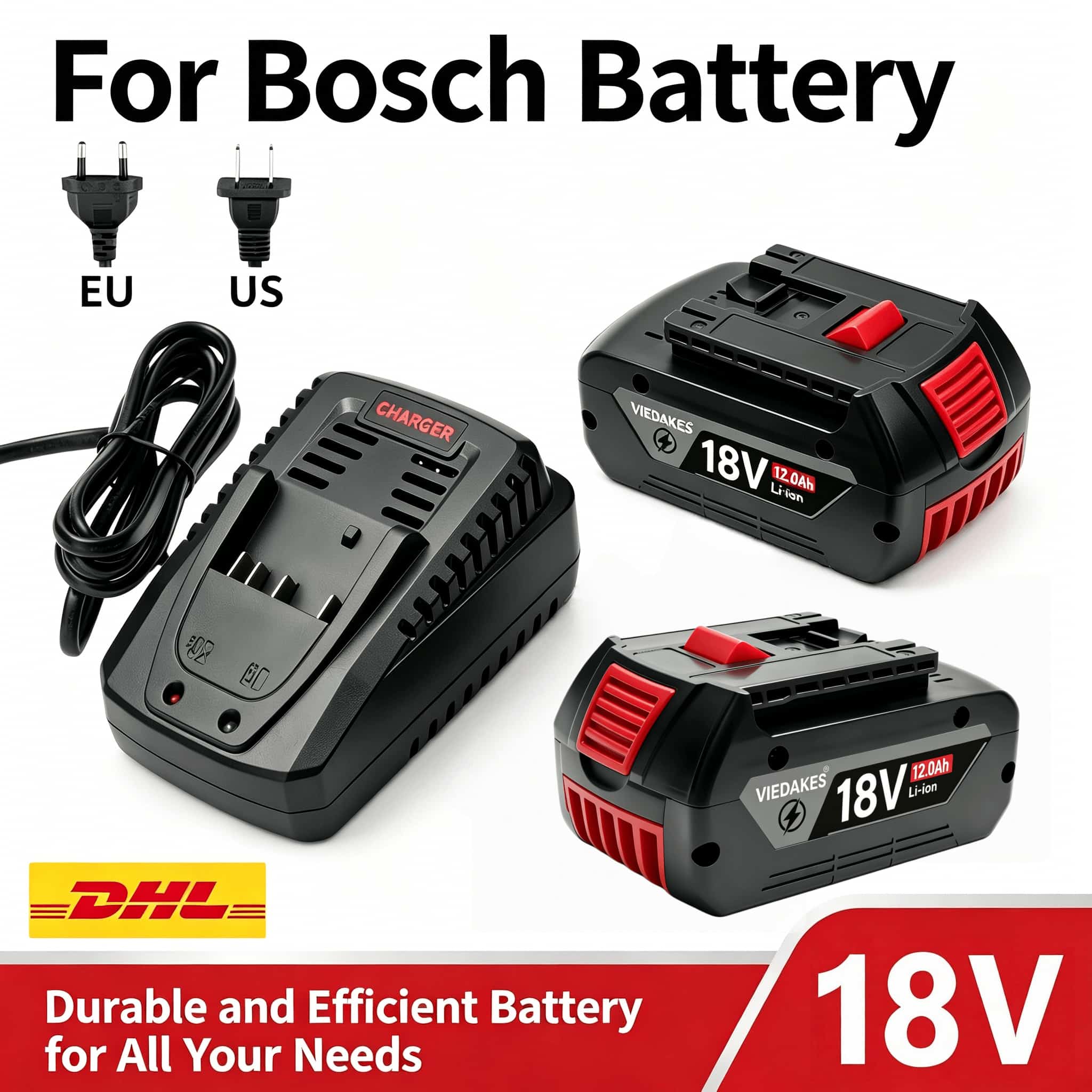 18V 10.0Ah for Bosch BAT618 Ba - Bosch Drill Gsb 18V 评论和价格