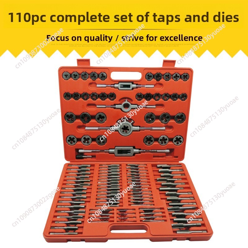 110pcs Bearing Steel Tap & Die - Tap Die Set 评论和价格