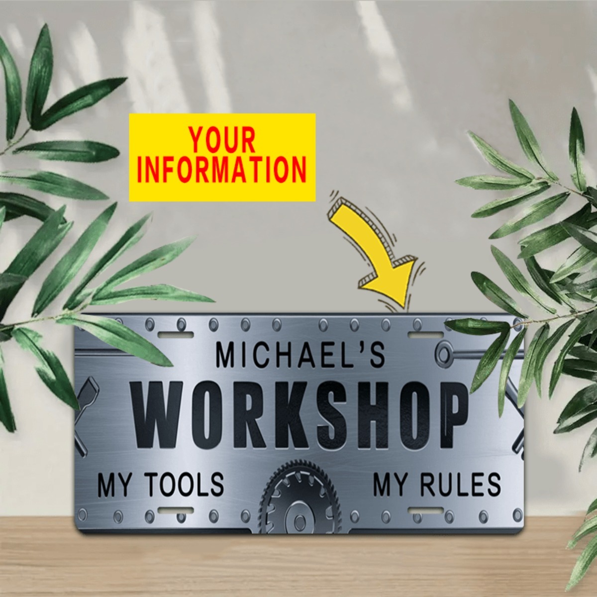 Personalized Name Workshop Alu - Workshop Tools Name 评论和价格