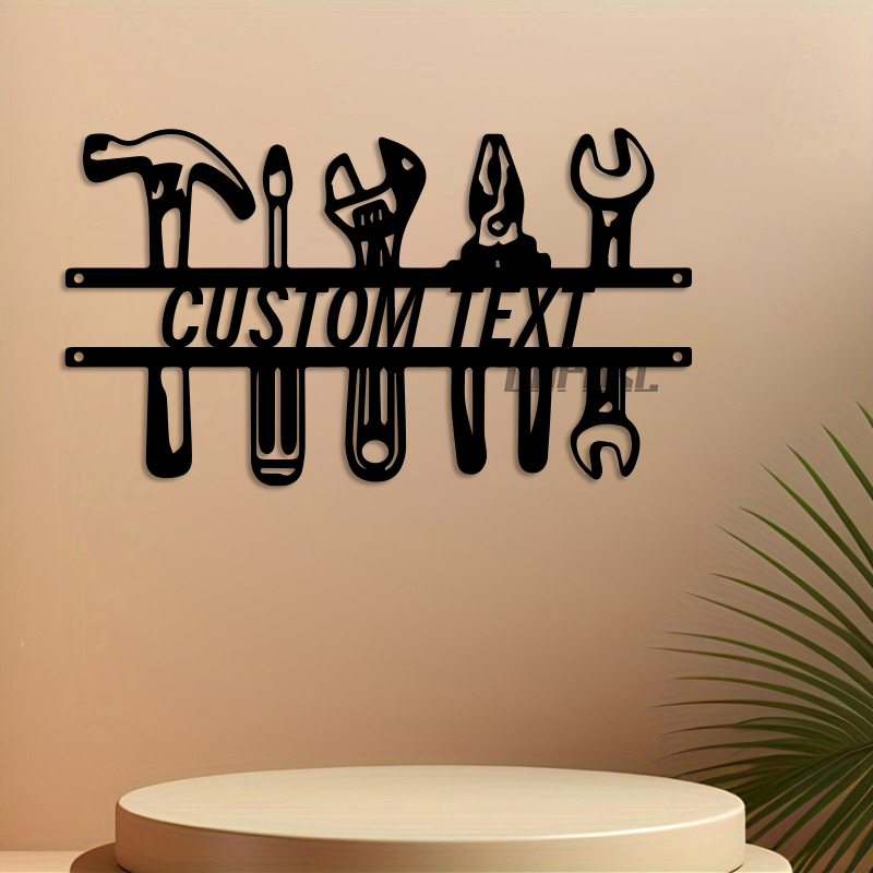 DIY Industrial Style Iron Wall - Workshop Tools Name 评论和价格