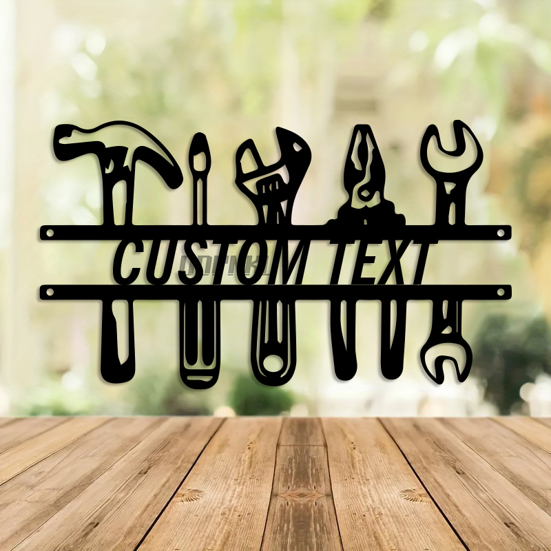 DIY Industrial Style Iron Wall - Workshop Tools Name 评论和价格