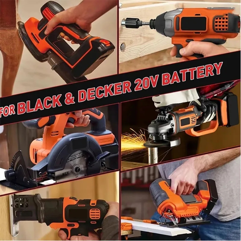 18V 3.0Ah BL2018 Replacement f - Black+Decker Tool 20V Max 评论和价格