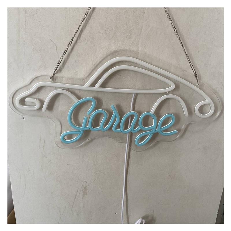 Garage Neon Sign LED Light Dim - Workshop Tools Wallpaper 评论和价格