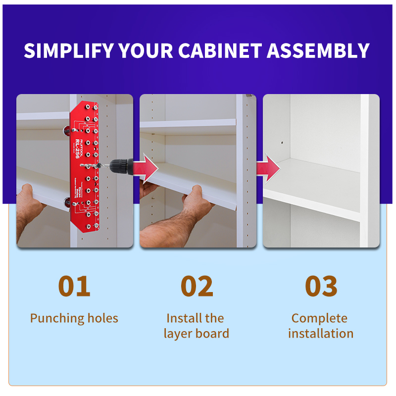Shelf Pin Jig Set Aluminium Al - Dowel Jig Kit 评论和价格