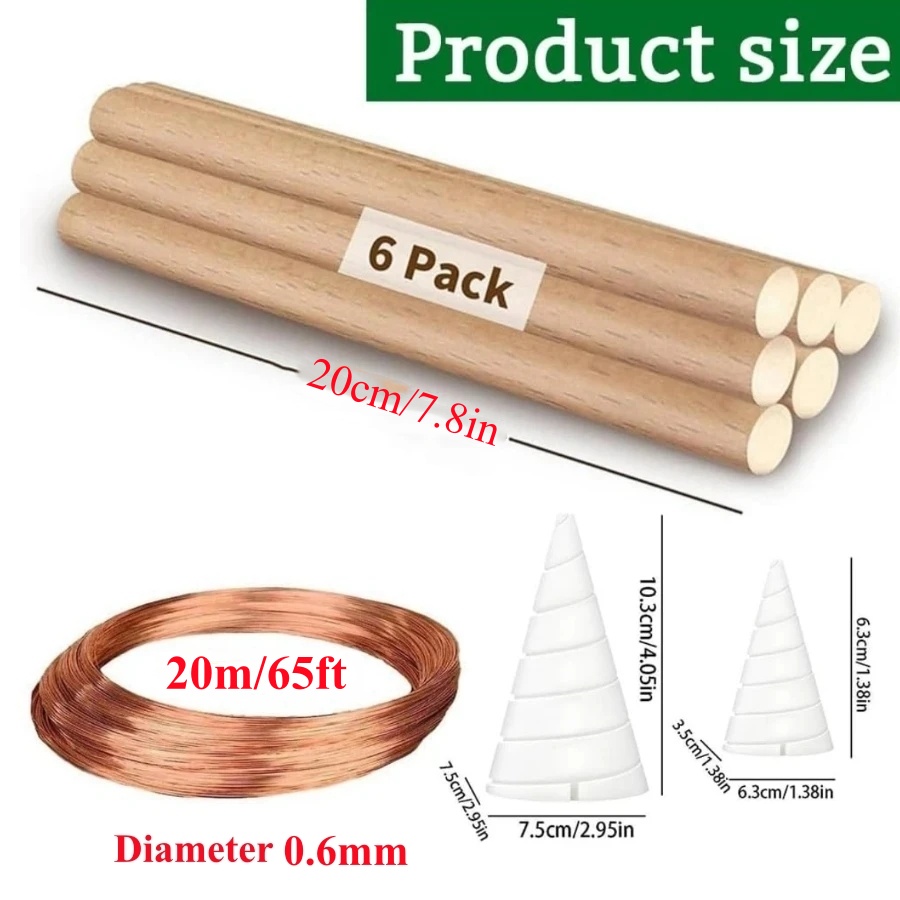 20m/65ft Electroculture Garden - Dowel Jig Kit 评论和价格