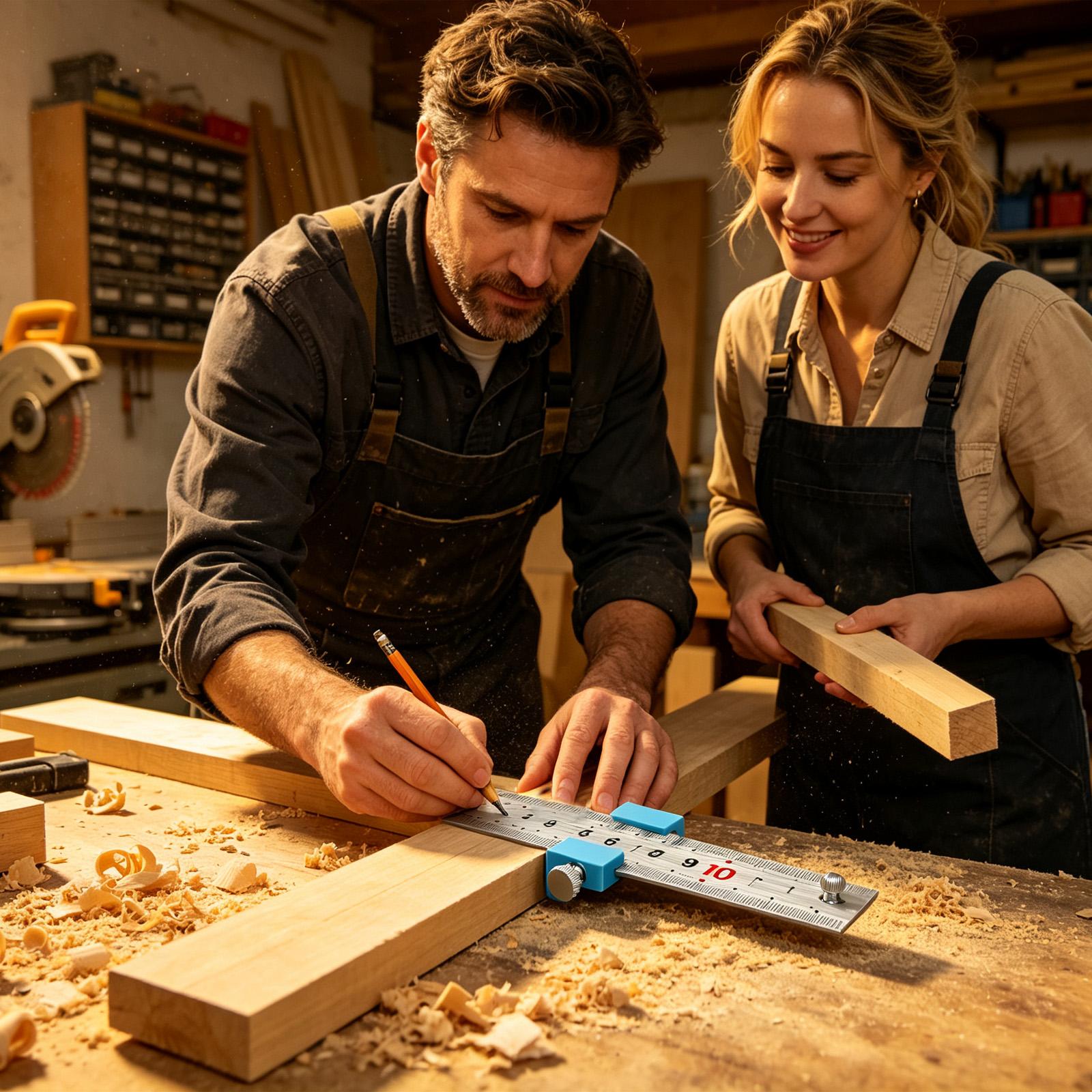 Carpentry Tools Carpentry Rule - Marking Tools In Workshop 评论和价格