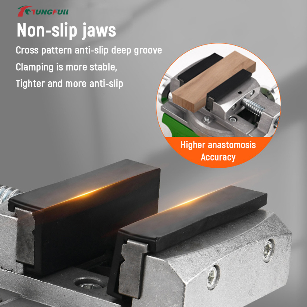 TUNGFULL Cross Slide Vise 360° - Drill Press Bench 评论和价格