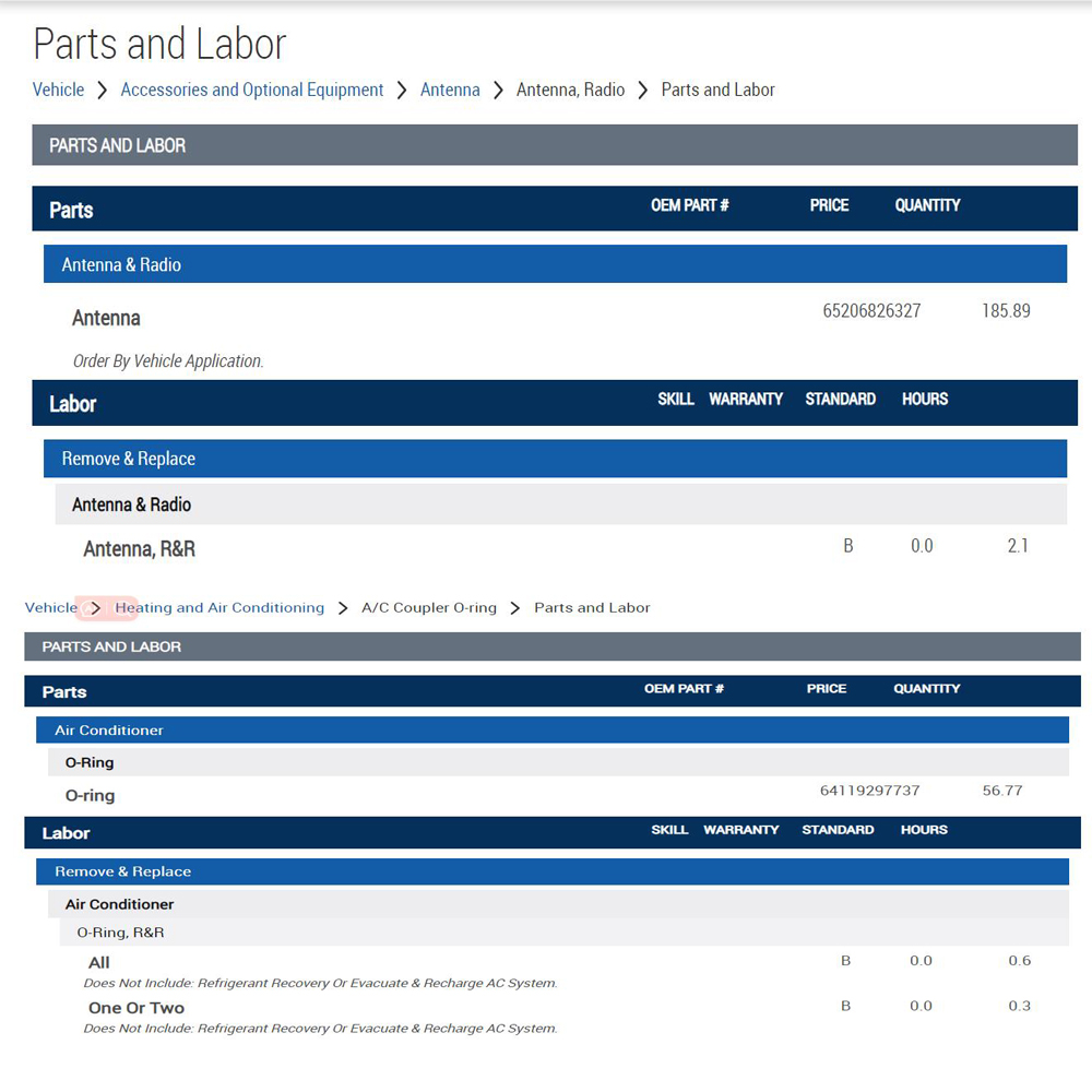 Alldata Repair Online Software - Workshop Tools Diagram 评论和价格